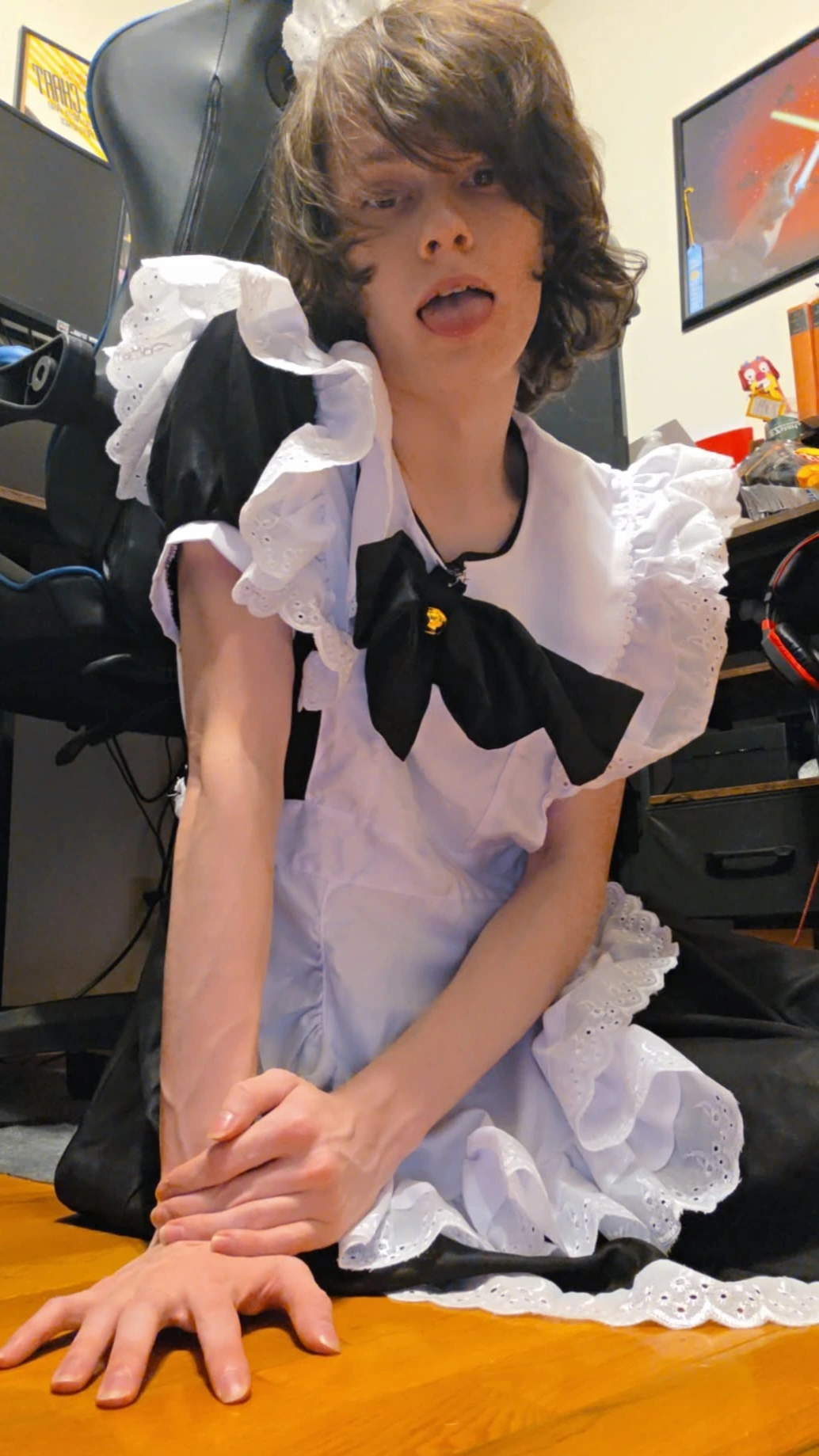 A traditonal but cute maid dress